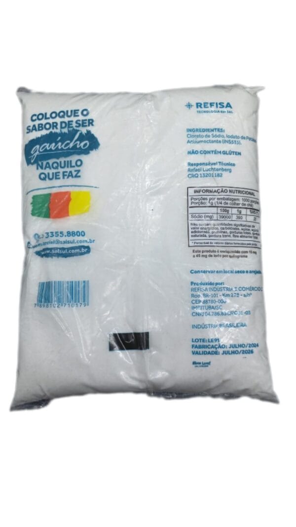 SAL MOÍDO SAL SUL 1KG - Imagem 2