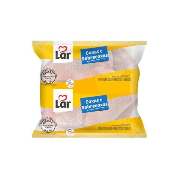 CORTES DE FRANGO COXA E SOBRECOXA C/OSSO CONG LAR KG